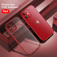 قاب گوشی iPhone 14 Pro Max آیفون طرح طلقی شیشه ای PC SLIME CASE شفاف اورجینال محافظ لنزدار گلسی