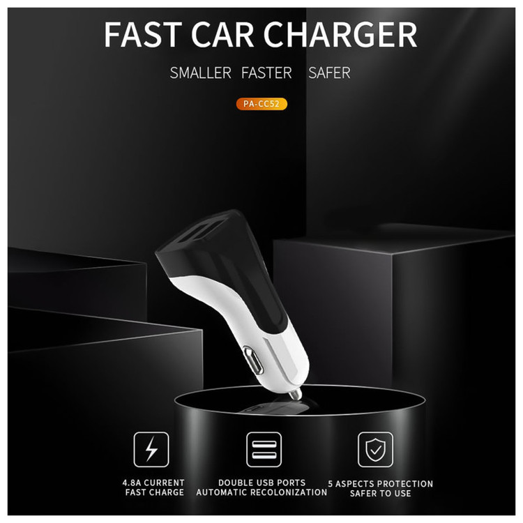 شارژر فندکی پاوارئال مدل cc52