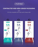 کابل شارژ اندروید مدل M50c نافومی nafumi