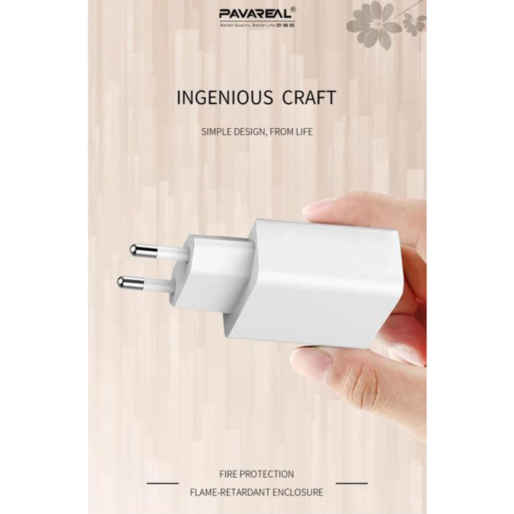 شارژر پاواریال مدل CK57 به همراه کابل تبدیل USB