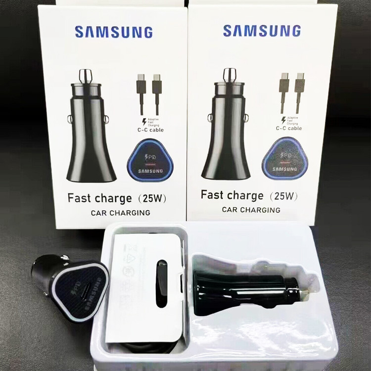 شارژر فندکی فست شارژ Samsung EP-L502 PD 25W + کابل تایپ سی گارانتی