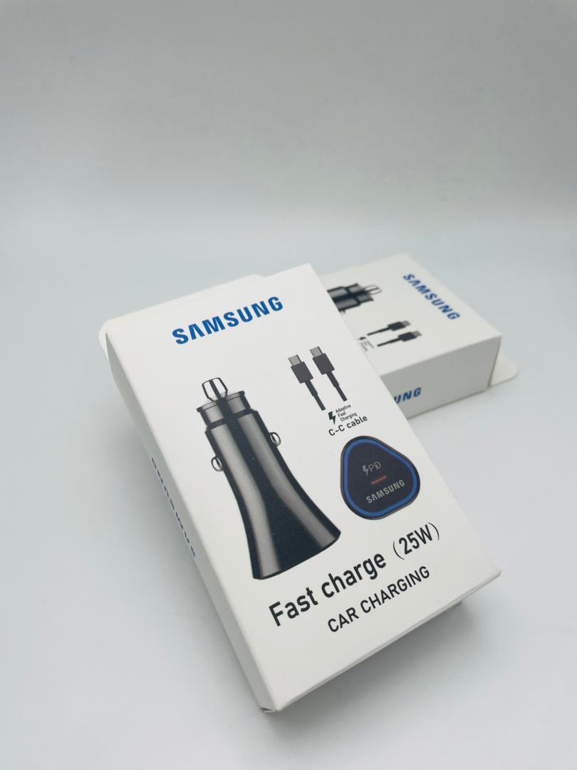 شارژر فندکی فست شارژ Samsung EP-L502 PD 25W + کابل تایپ سی  گارانتی