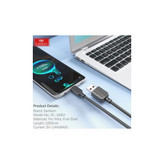 کابل شارژ سریع USB به تایپ سی یک متری ارلدام Earldom EC-183 tyope-c cable گارانتی یک ساله