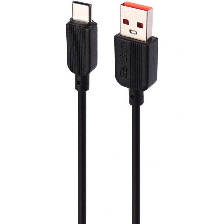 کابل شارژ سریع USB به تایپ سی یک متری ارلدام Earldom EC-182 type-c cable  ‏