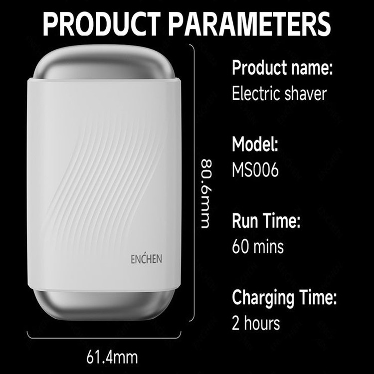 ریش تراش سه تیغ شیائومی انچن ENCHEN مدل MS006 شارژی